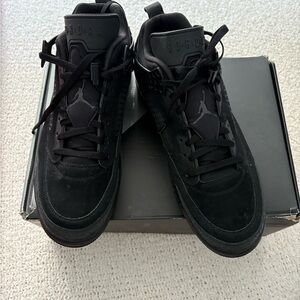 Jordan Black High-Top Sneakers with Sleek Design